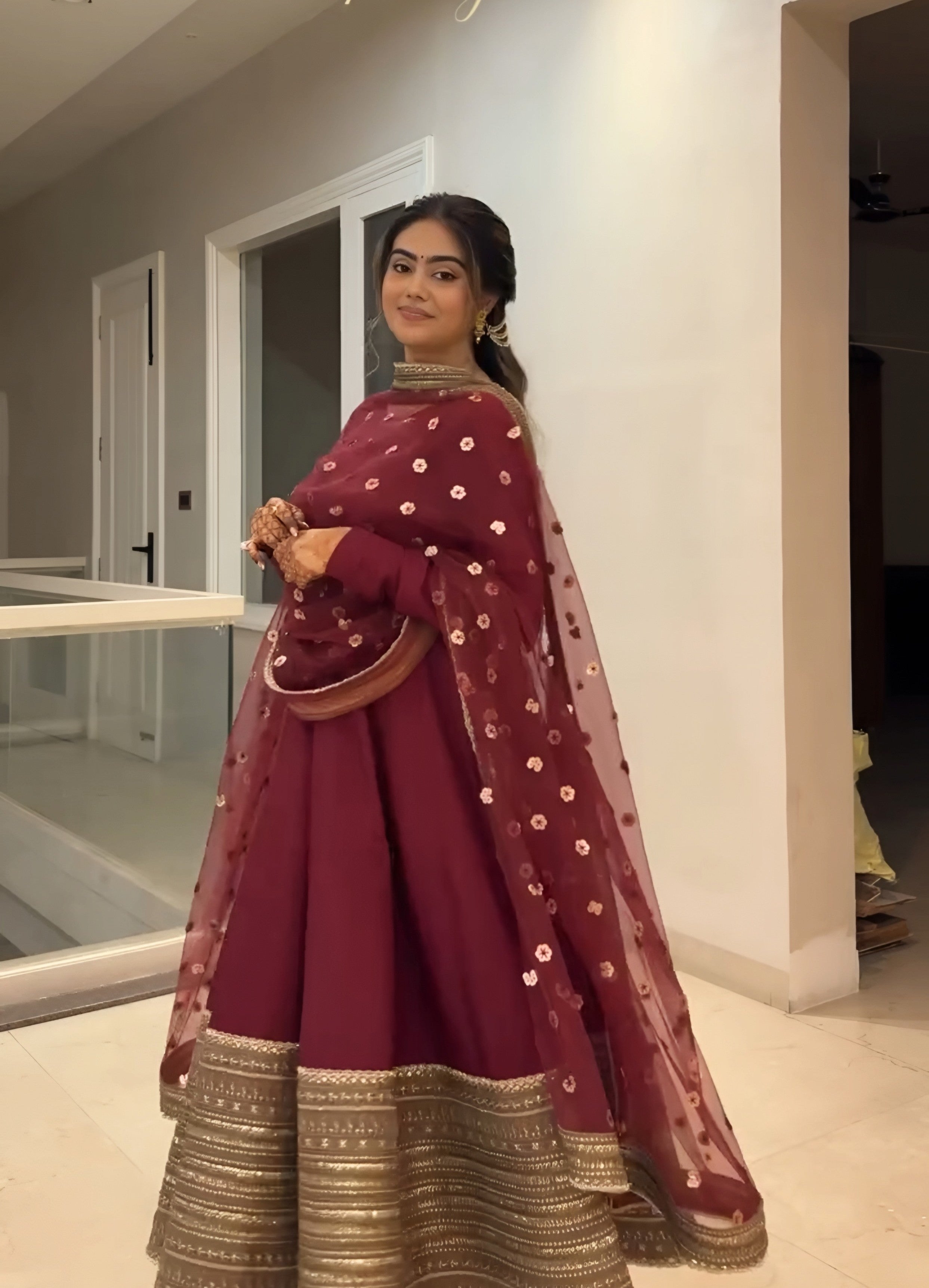 PREMIUM READYMADE ANARKALI SUIT SET