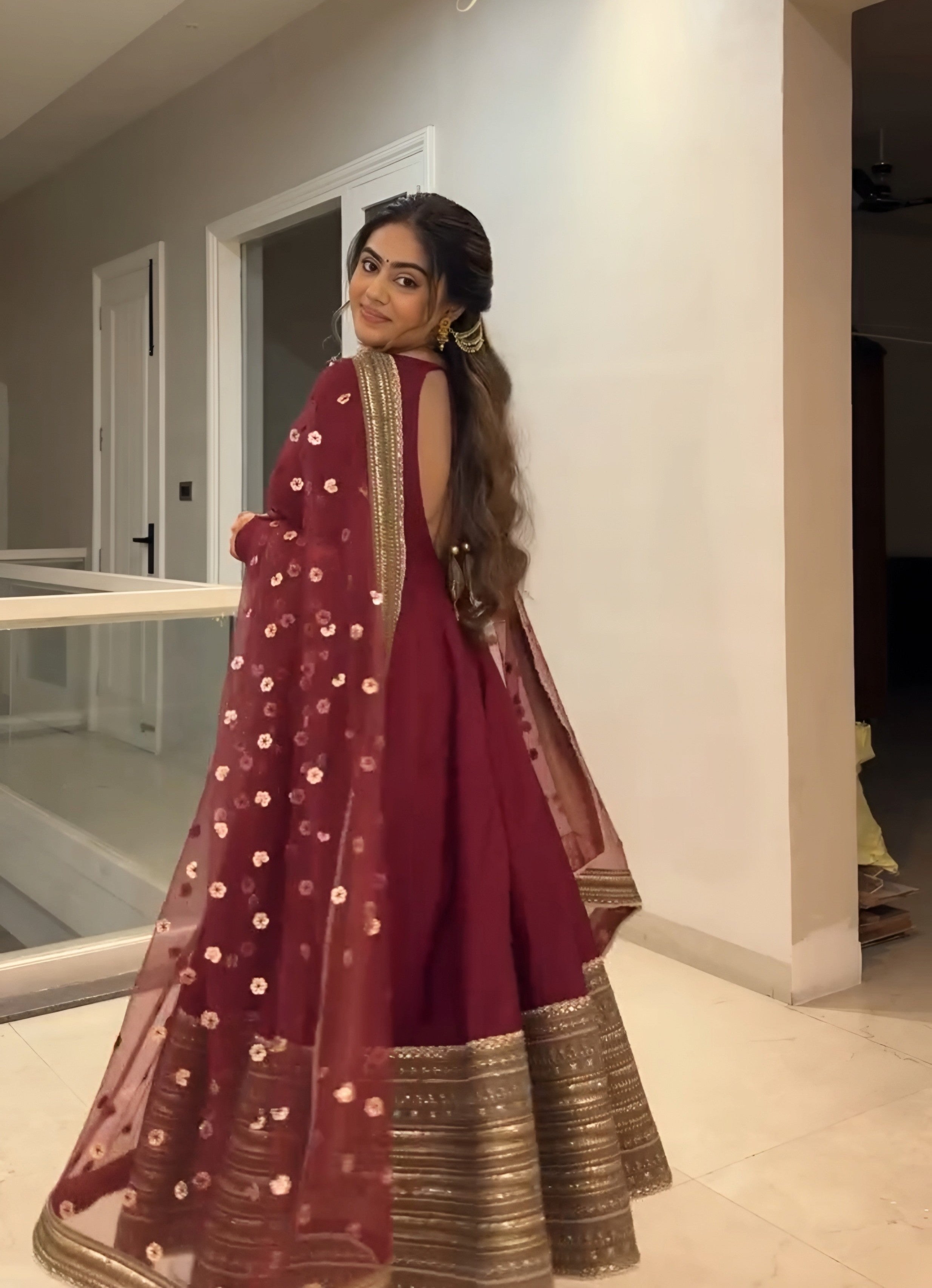 PREMIUM READYMADE ANARKALI SUIT SET