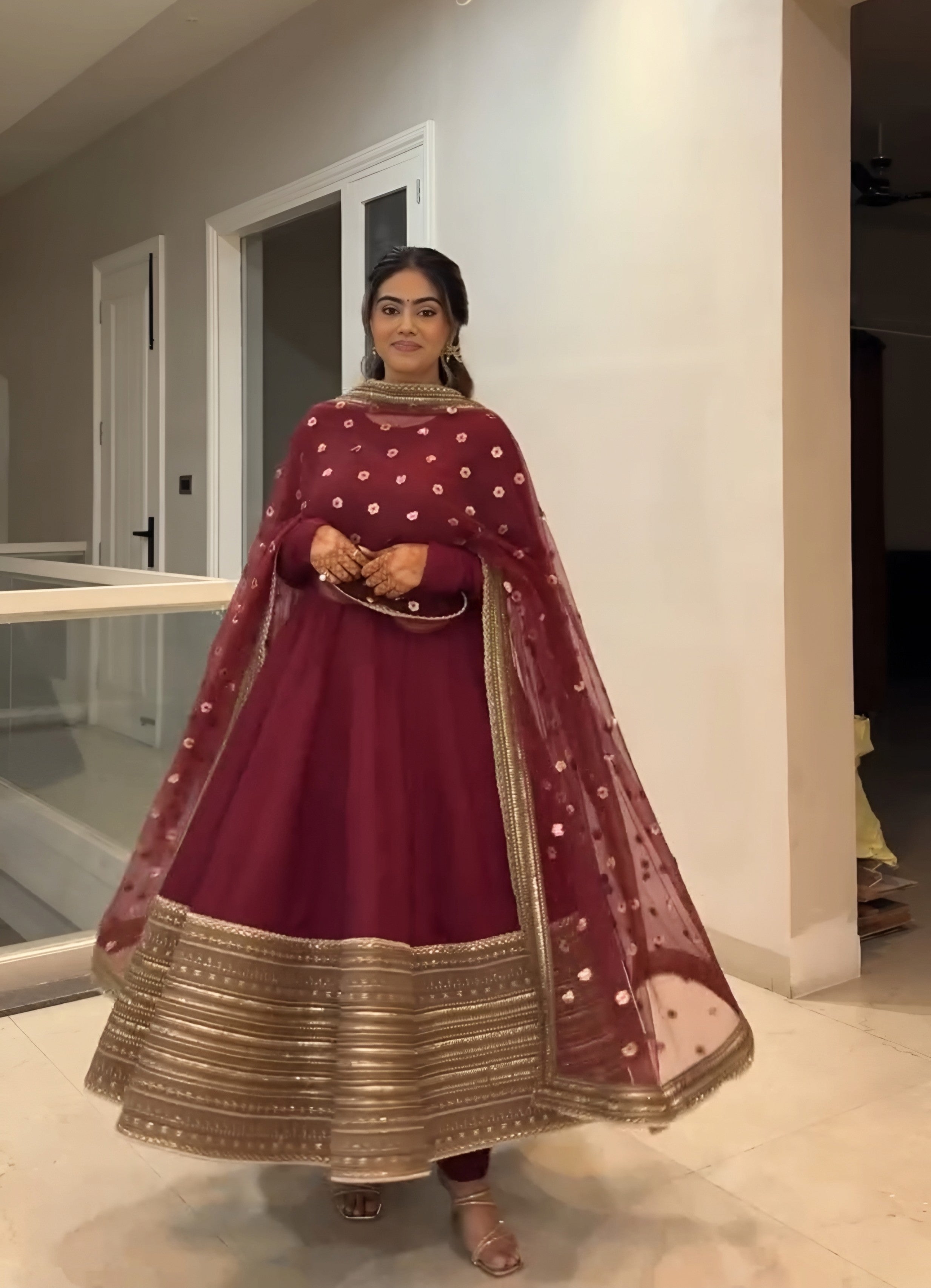 PREMIUM READYMADE ANARKALI SUIT SET