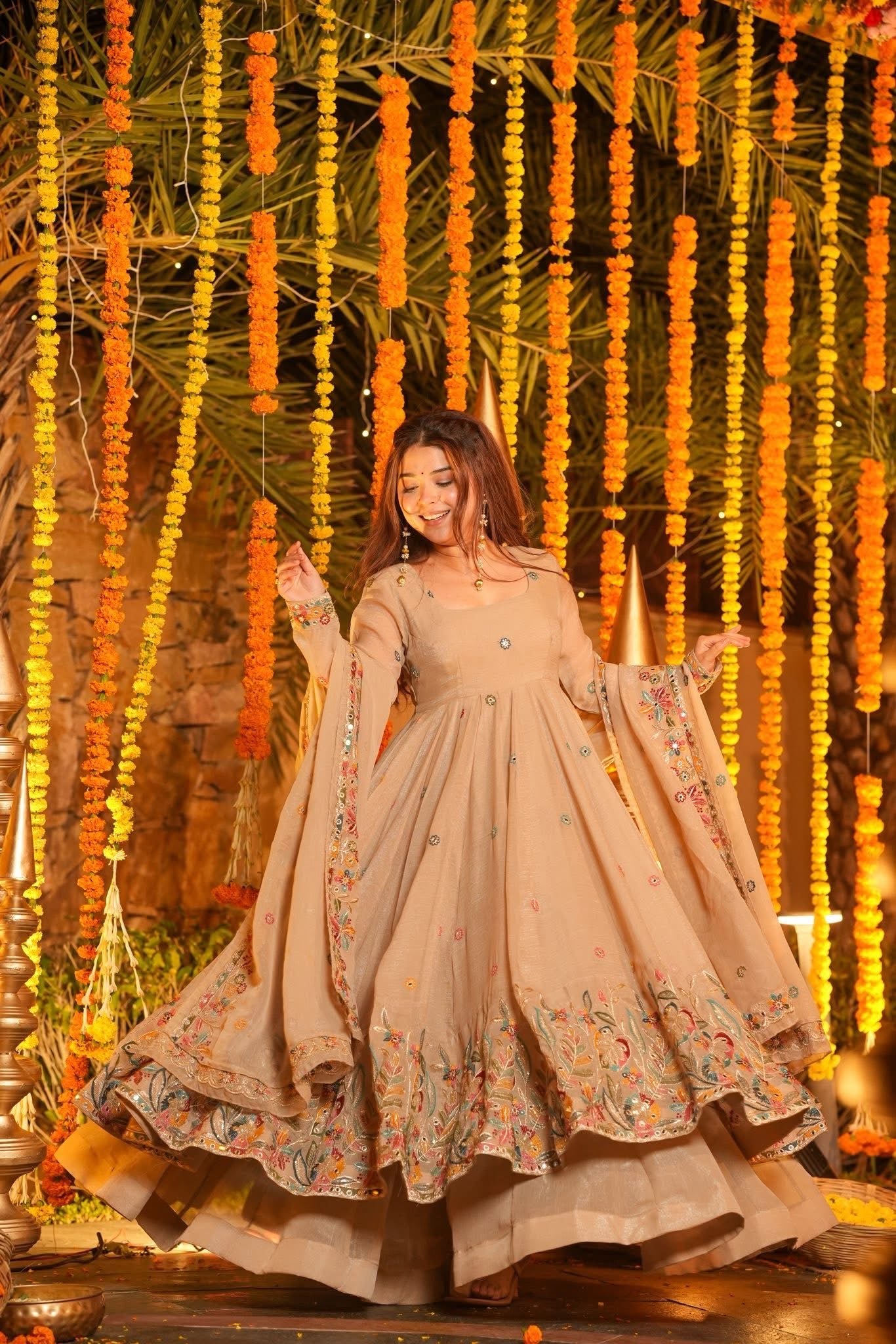 PREMIUM READYMADE ANARKALI SUIT SET