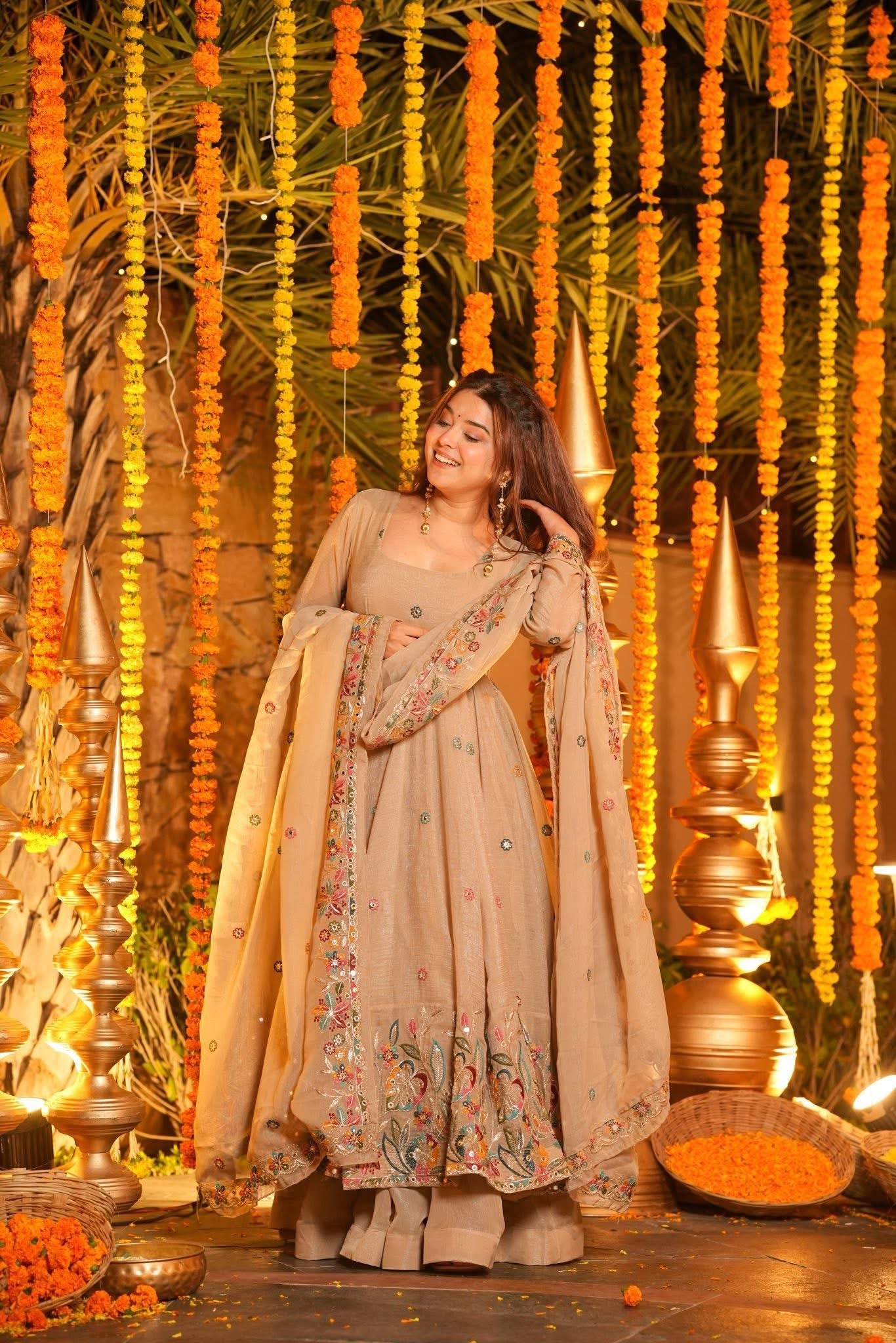 PREMIUM READYMADE ANARKALI SUIT SET