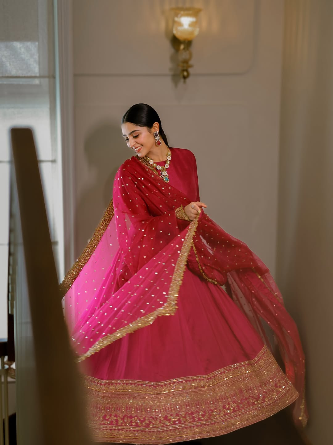 PREMIUM READYMADE ANARKALI SUIT SET
