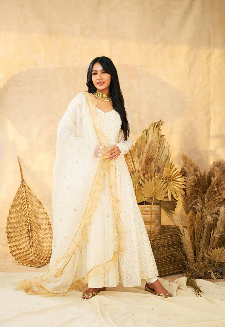 PREMIUM READYMADE ANARKALI SUIT SET