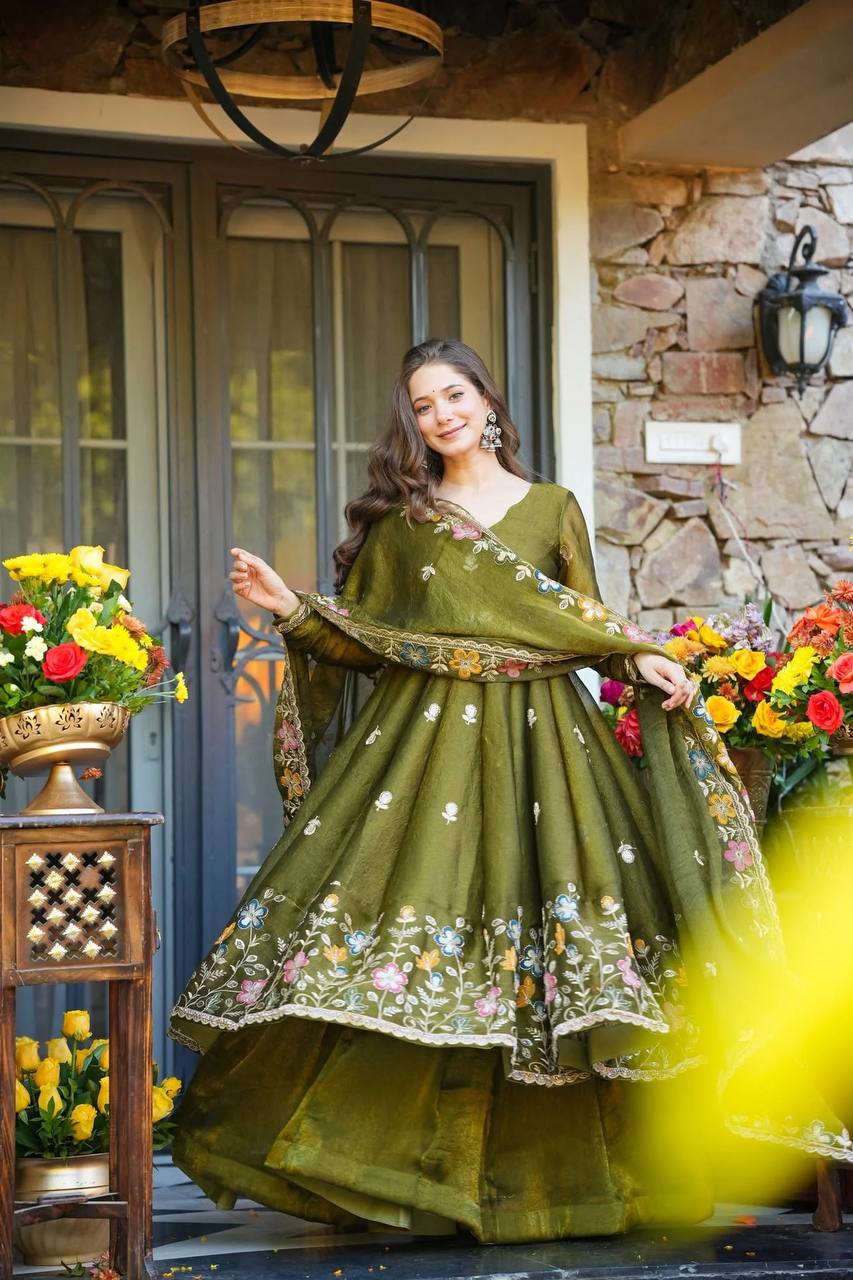 PREMIUM READYMADE ANARKALI SUIT SET
