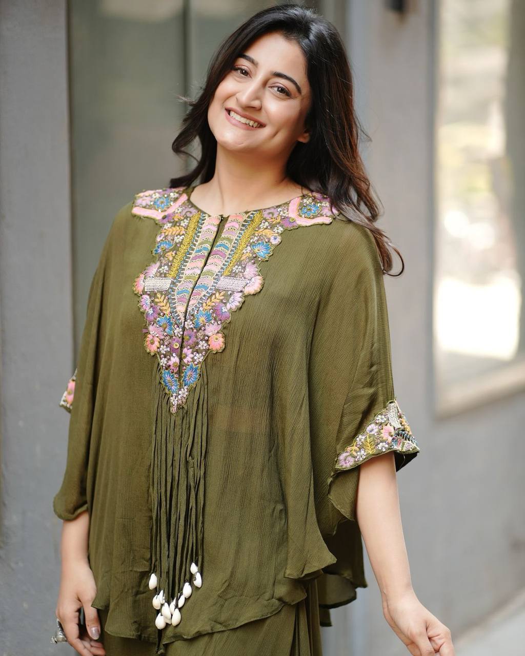 Fancy Outfit for Women in Pink Blouse Palazzo With Koti Western Look Outfit