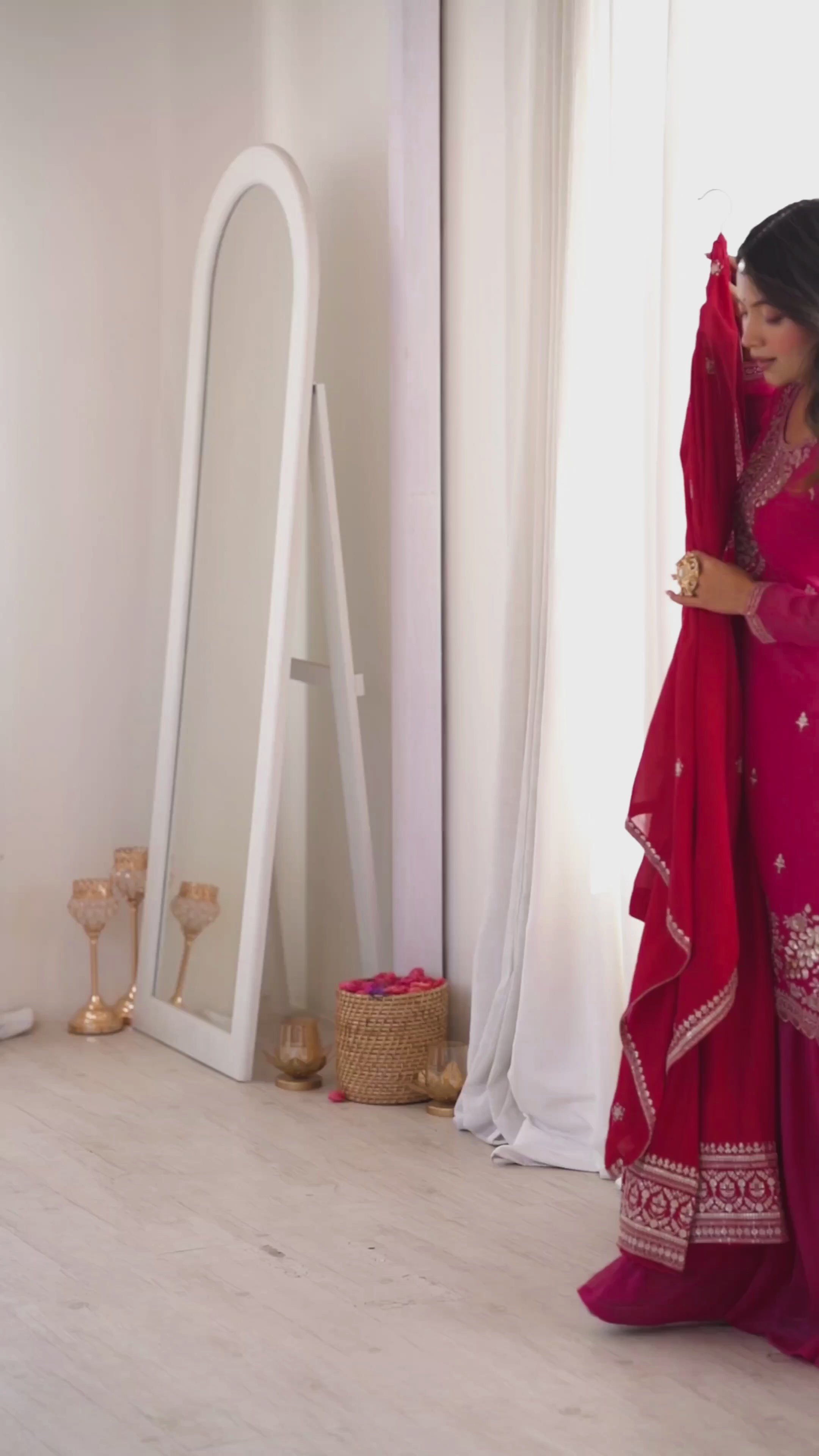 Party Wear Designer Anarkali Women Gown with Dupatta Suit