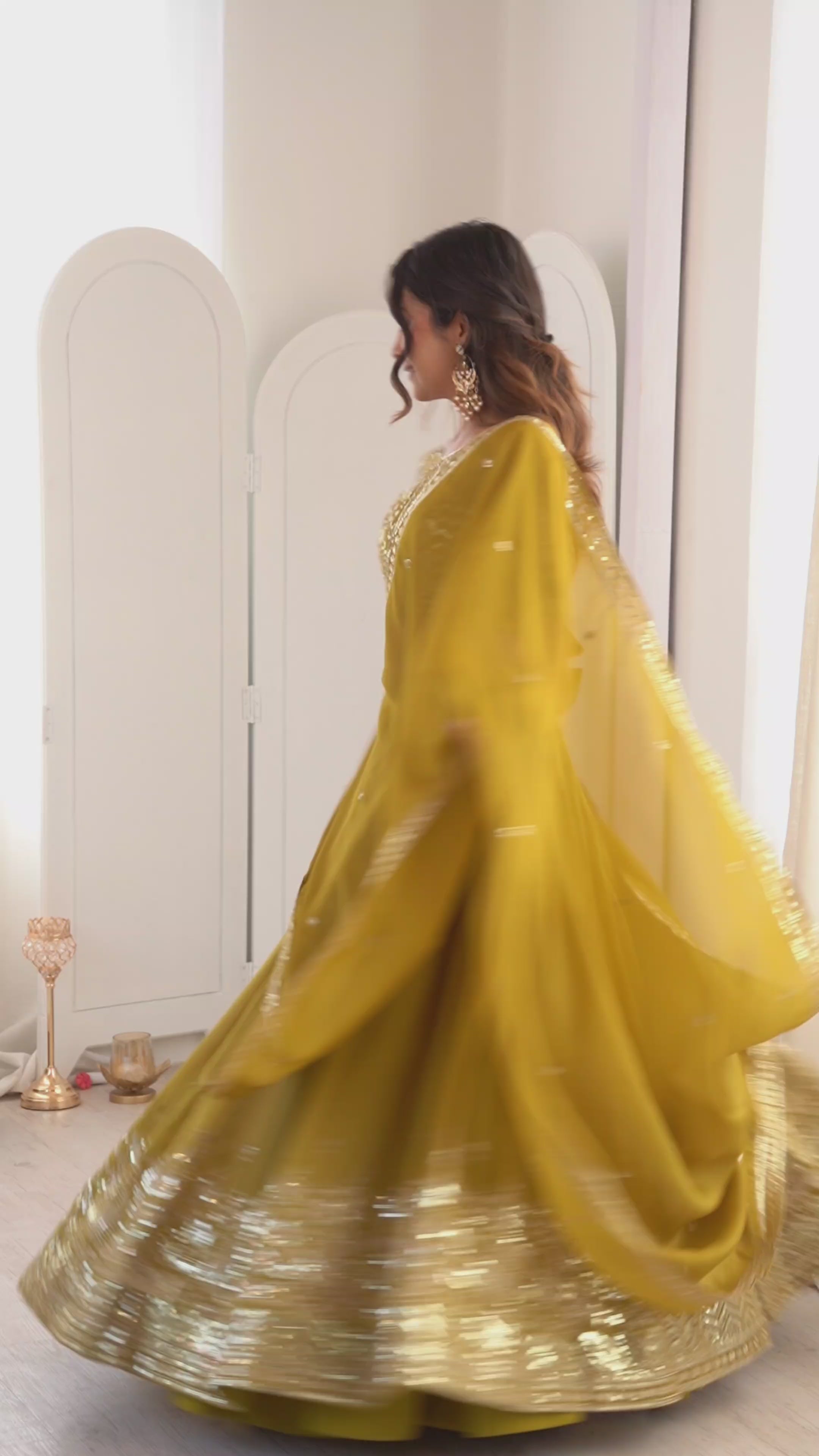 Embroidered Lehenga Set with Elegant Dupatta